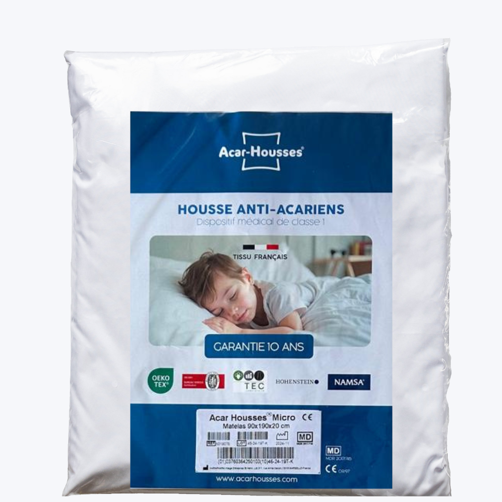 Packaging housse anti acariens Acar-Housses®